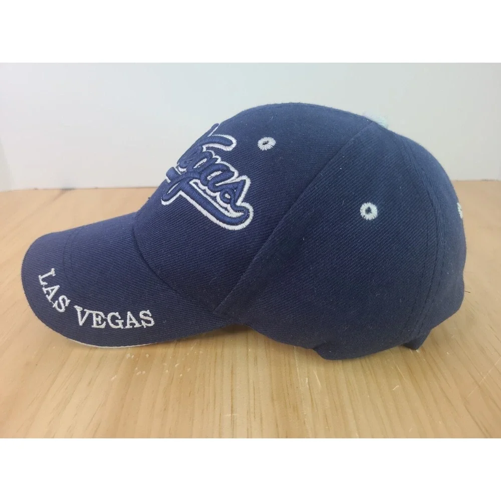 Golden Lion Baseball Cap Las Vegas Logo‎ Style Embroidered Dark Blue Strap Back